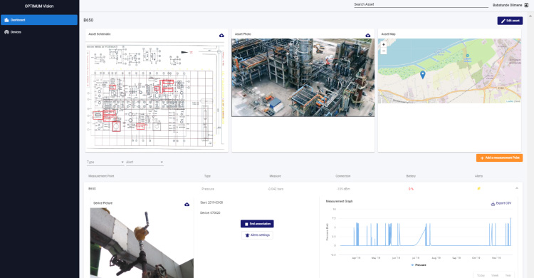 interface application Optimum Vision